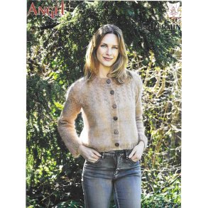 Mohairtrje med snoninger fra Permin. Kit.