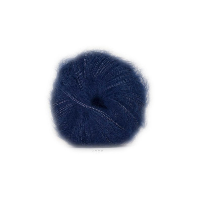 Hjertegarn Silk Kid Mohair Garn - fv 1095 Mrk Bl