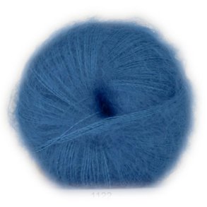  Hjertegarn Silk Kid Mohair Garn - fv 1122 Cobolt Bl