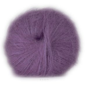 Hjertegarn Silk Kid Mohair Garn - fv 1192 Lilla