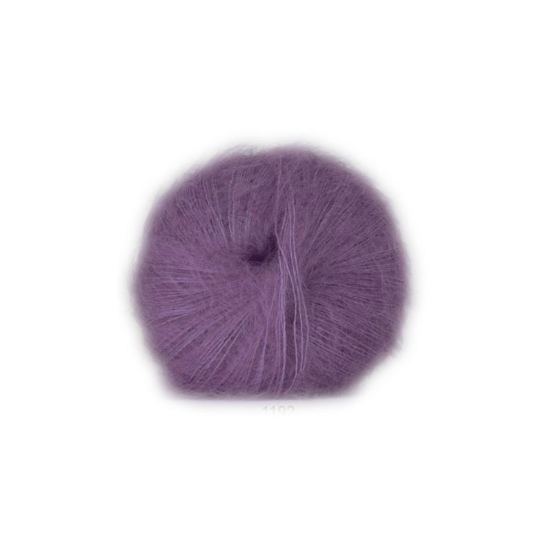 Hjertegarn Silk Kid Mohair Garn - fv 1192 Lilla