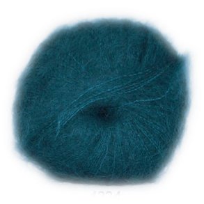 Hjertegarn Silk Kid Mohair Garn - fv 4324 Mrk Petrol