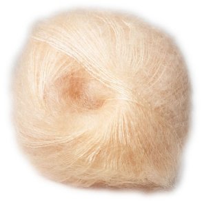 Hjertegarn Silk Kid Mohair Garn - fv 1019 Lys Pudder