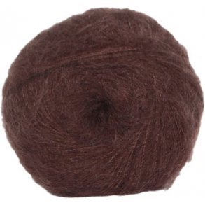 Hjertegarn Silk Kid Mohair Garn - fv 1116 Brun