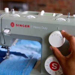 Singer HD 4511 Heavy Duty symaskin med DC-motor � salviagr�n