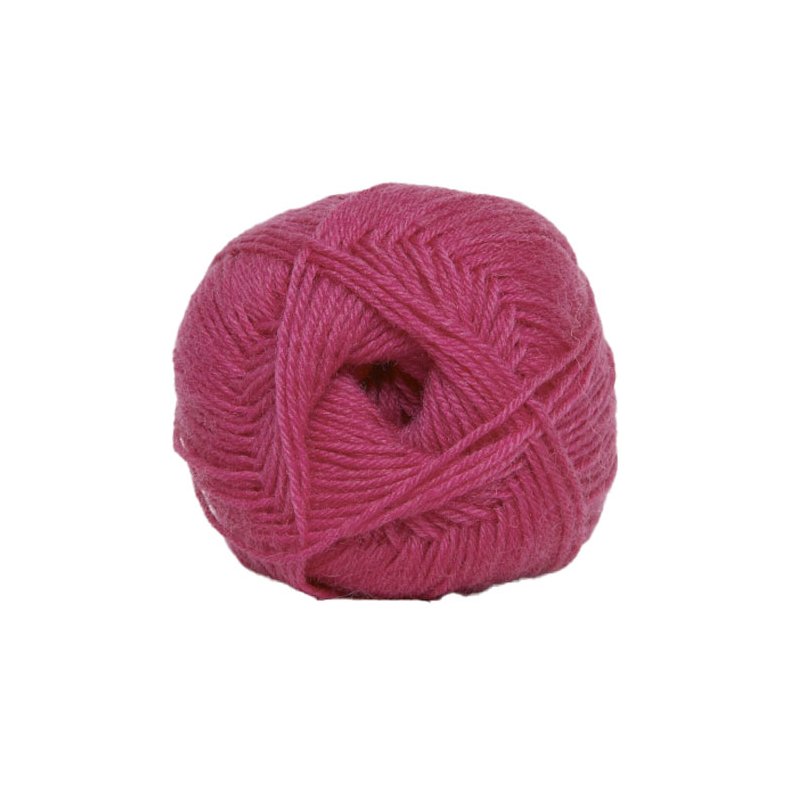 Sock 4 - Strmpegarn - Uldgarn - fv 4340 Pink