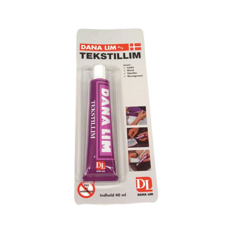 Dana Textillim 327 40 ml � Lim f�r tyg, l�der och skinn