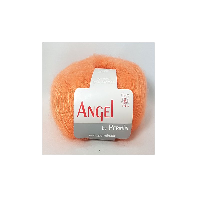 Angel Permin - Mohair og silkegarn - 884145 Lys Orange