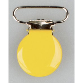 Hnhselclips  - 25 mm Silver/Gul - 25-0002