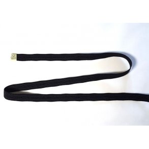 Knapphlselastik - 16 mm - 0900 Svart