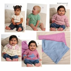 Baby strikkeopskrift no 43