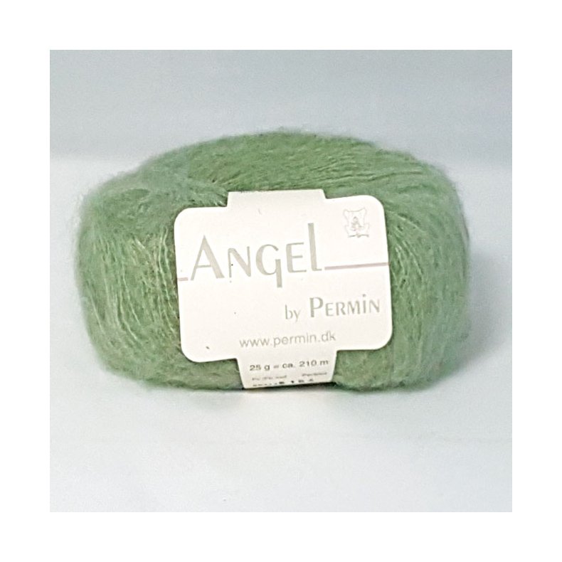 Angel Permin - Mohair og silkegarn -884124 Lys Grn
