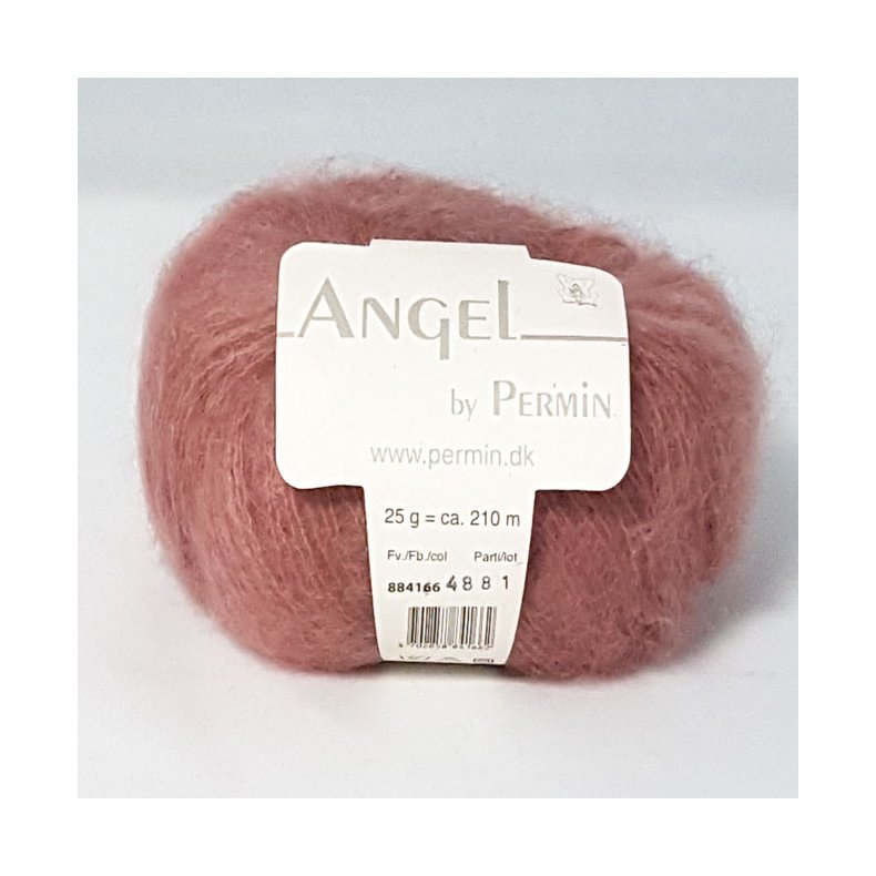 Angel Permin - Mohair og silkegarn - 884166 Gammel Rosa