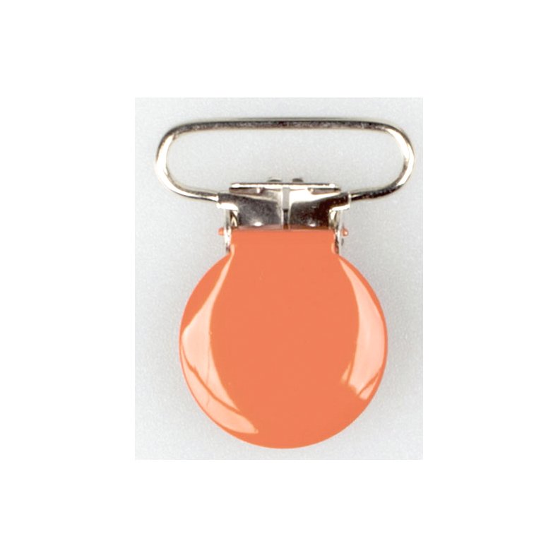 Hnhselclip - 25 mm Silver/Orange - 25-0003