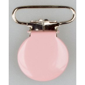 Hnhselclips - 25 mm Silver/Ljus Rd -25-0004