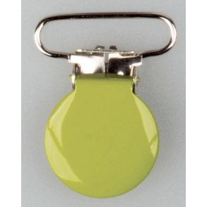  Hnhselclips- 25 mm Silver/Lime - 25-0007