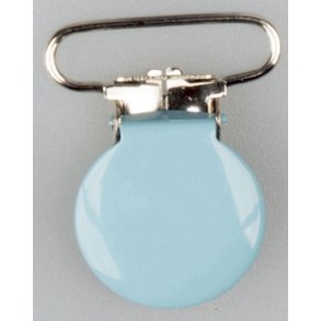 Hnhselclips - 25 mm Silver/Ljus Bl - 25-0008