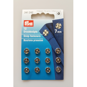 Tryklse - metal 7 mm Blank 341242