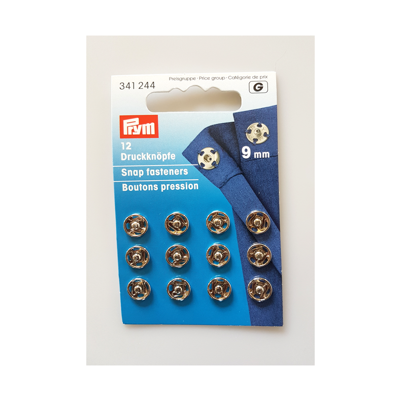 Tryklse - metal 9 mm Blank 341244