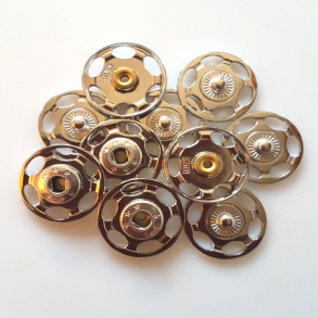 Tryklse - metal 25 mm Blank 2435-25-0101