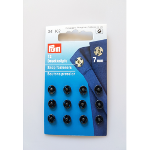 Tryklse - Metal - 7 mm Sorte 341162