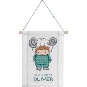 Permin Broderikit Stjernetegn Vdder 18 x 25 cm - 13-8813