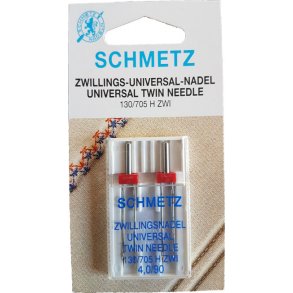 Schmetz dubbla symaskinsnlar - Fr stretchtyg - 4.0 / 90