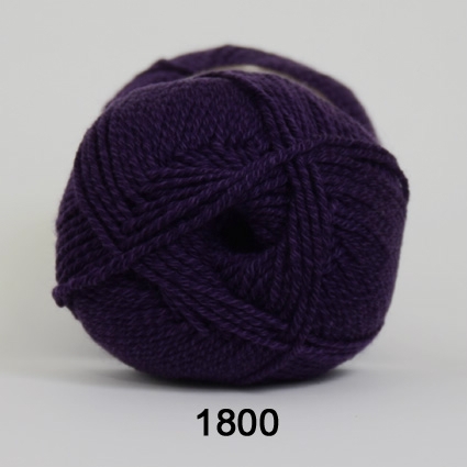 Hjertegarn All Seasons Garn - Merino & Bomuldsgarn - Fv 1800 Lilla