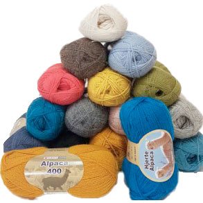 Alpaca 400 - Tyndt Alpaca garn