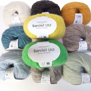 Hjertegarn Borstad ull  - Alpaca Garn