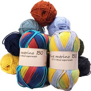 Extrafine Merino 150 Superwash - garn fr stick 2,5 mm