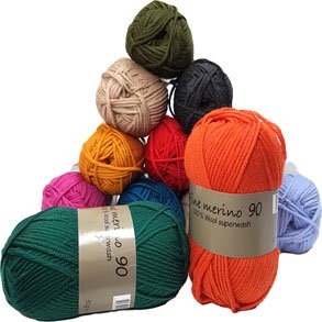 Extrafine Merino 90 - Superwash ullgarn