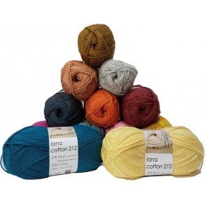 Lana Cotton 212 Hjertegarn - Hæklegarn - Bomuldsgarn & uldgarn