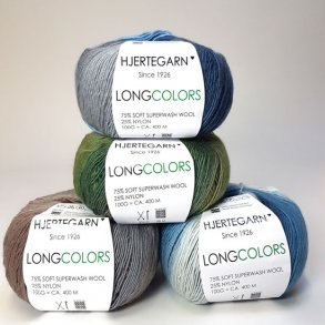 Long Colors - Uldgarn med nylon