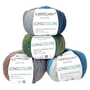 Long Colors -Tunt flerfärgat stickgarn