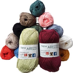New Arezzo Hjertegarn - Garn der kan maskinvaskes