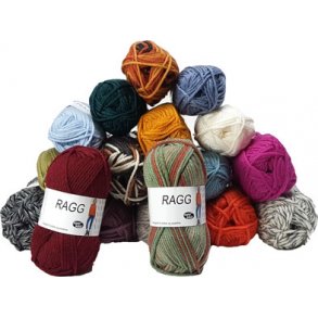 Ragg Strømpegarn - Uldgarn - Nylon - Superwash