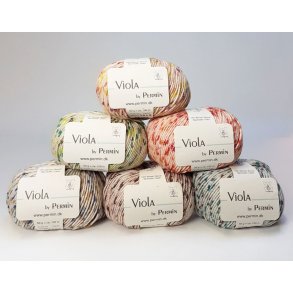 Viola Permin - Bomullsgarn 19 - 20 maskor i stickfasthet
