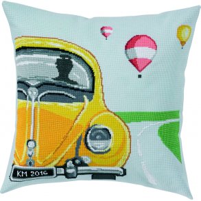 Broderikit för kudde Permin