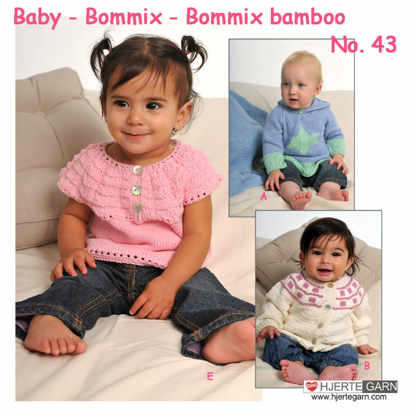 Baby Strikkeopskrift Bommix No 43