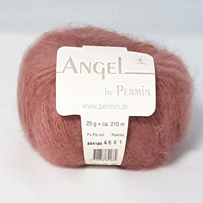 10: Angel Permin - Mohair og silkegarn - 884166 Gammel Rosa