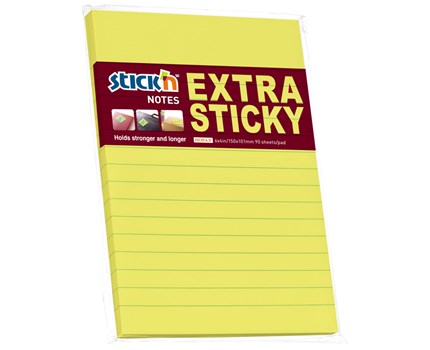 Se Notes Stick ´N Extra Sticky gul hos Vivi´s Butik